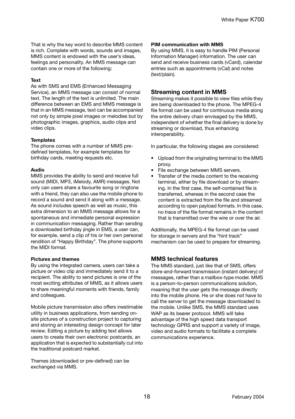 Sony Ericsson K700 User Manual | Page 18 / 62