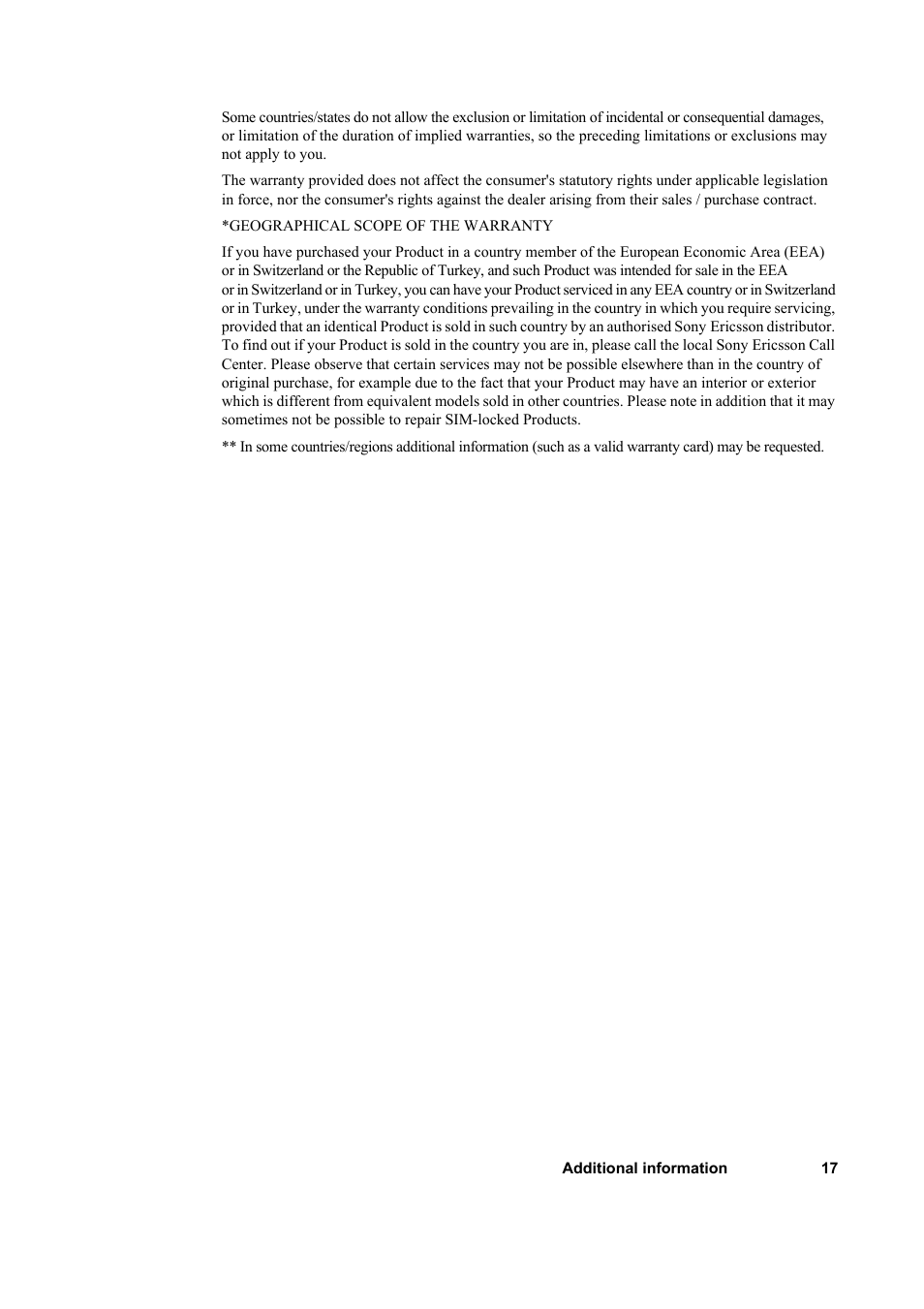 Sony Ericsson PC300 User Manual | Page 21 / 25