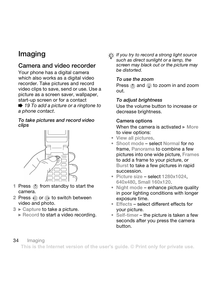 Sony Ericsson Z550 User Manual | Page 36 / 66