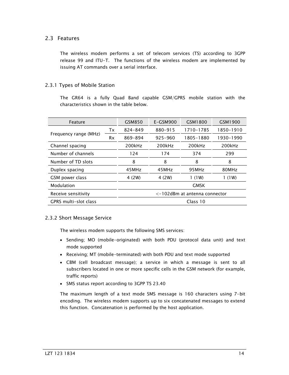 Sony Ericsson GR64 User Manual | Page 14 / 91