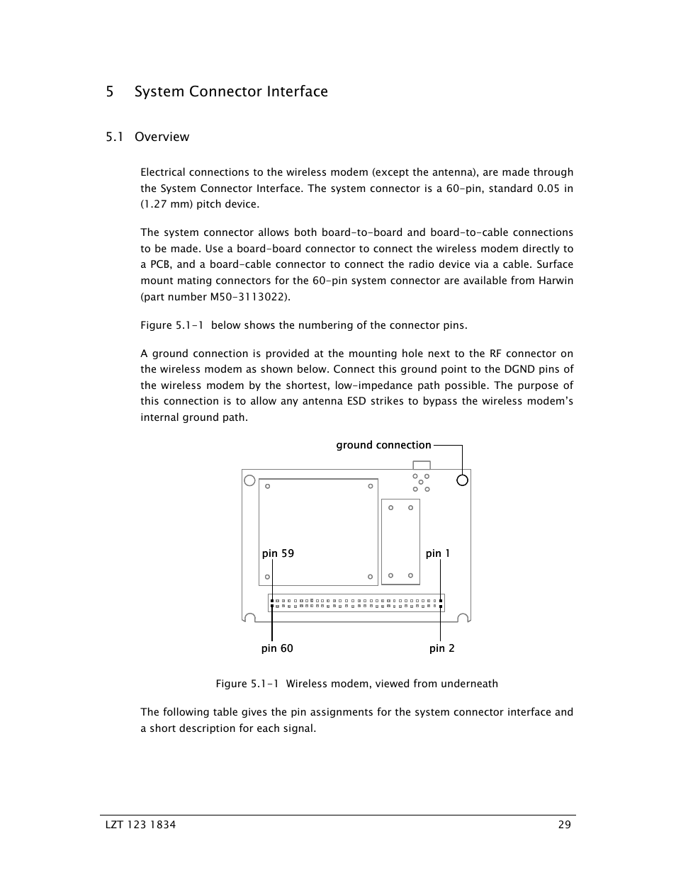 5 system connector interface | Sony Ericsson GR64 User Manual | Page 29 / 91