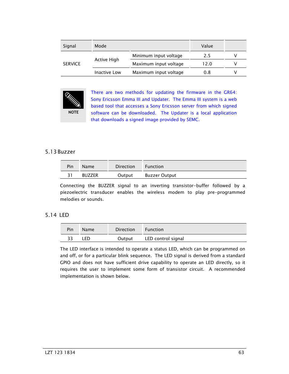 Sony Ericsson GR64 User Manual | Page 63 / 91