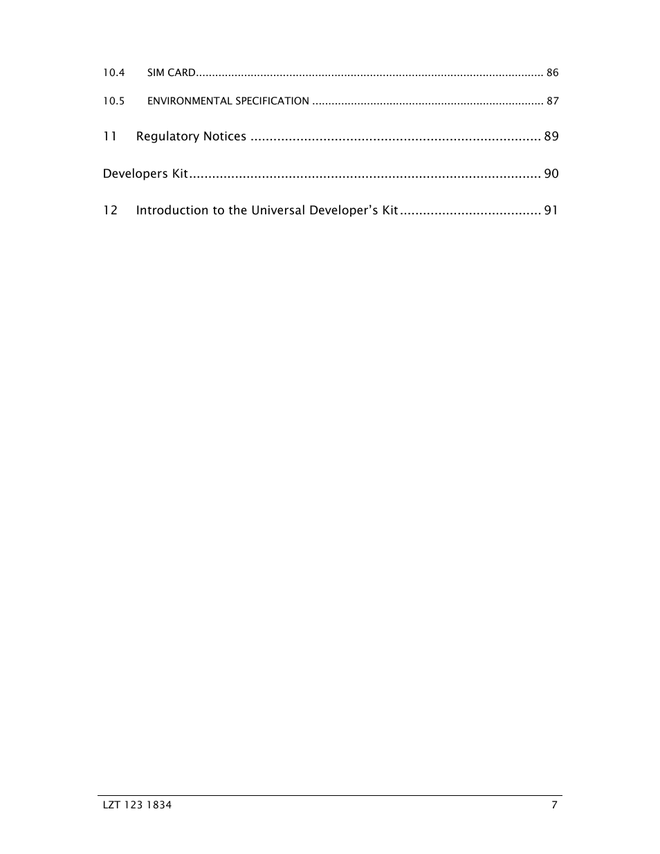 Sony Ericsson GR64 User Manual | Page 7 / 91