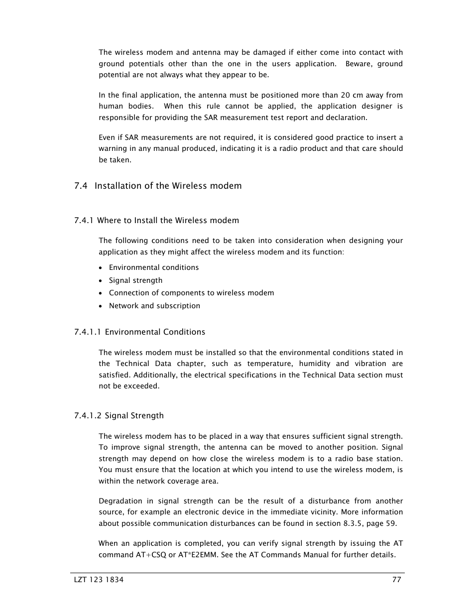 Sony Ericsson GR64 User Manual | Page 77 / 91