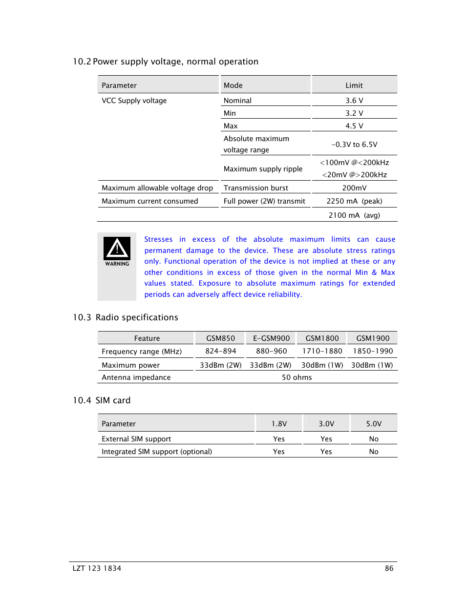 Sony Ericsson GR64 User Manual | Page 86 / 91