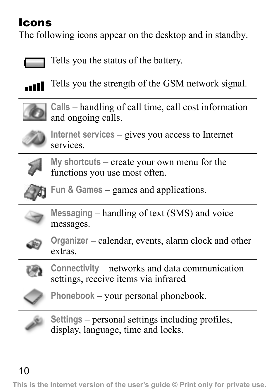 Sony Ericsson J200c User Manual | Page 12 / 92