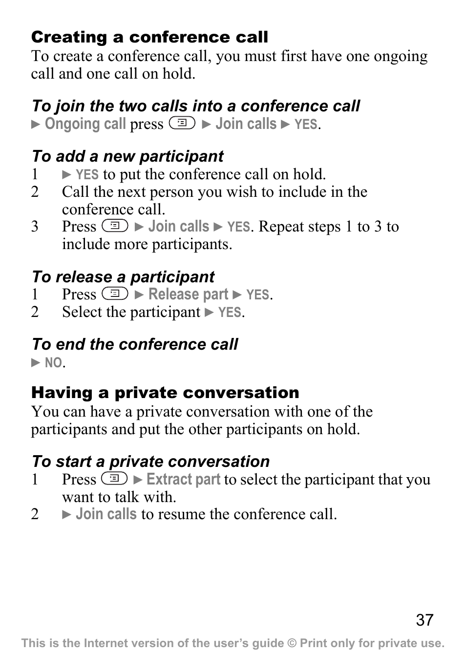 Sony Ericsson J200c User Manual | Page 39 / 92