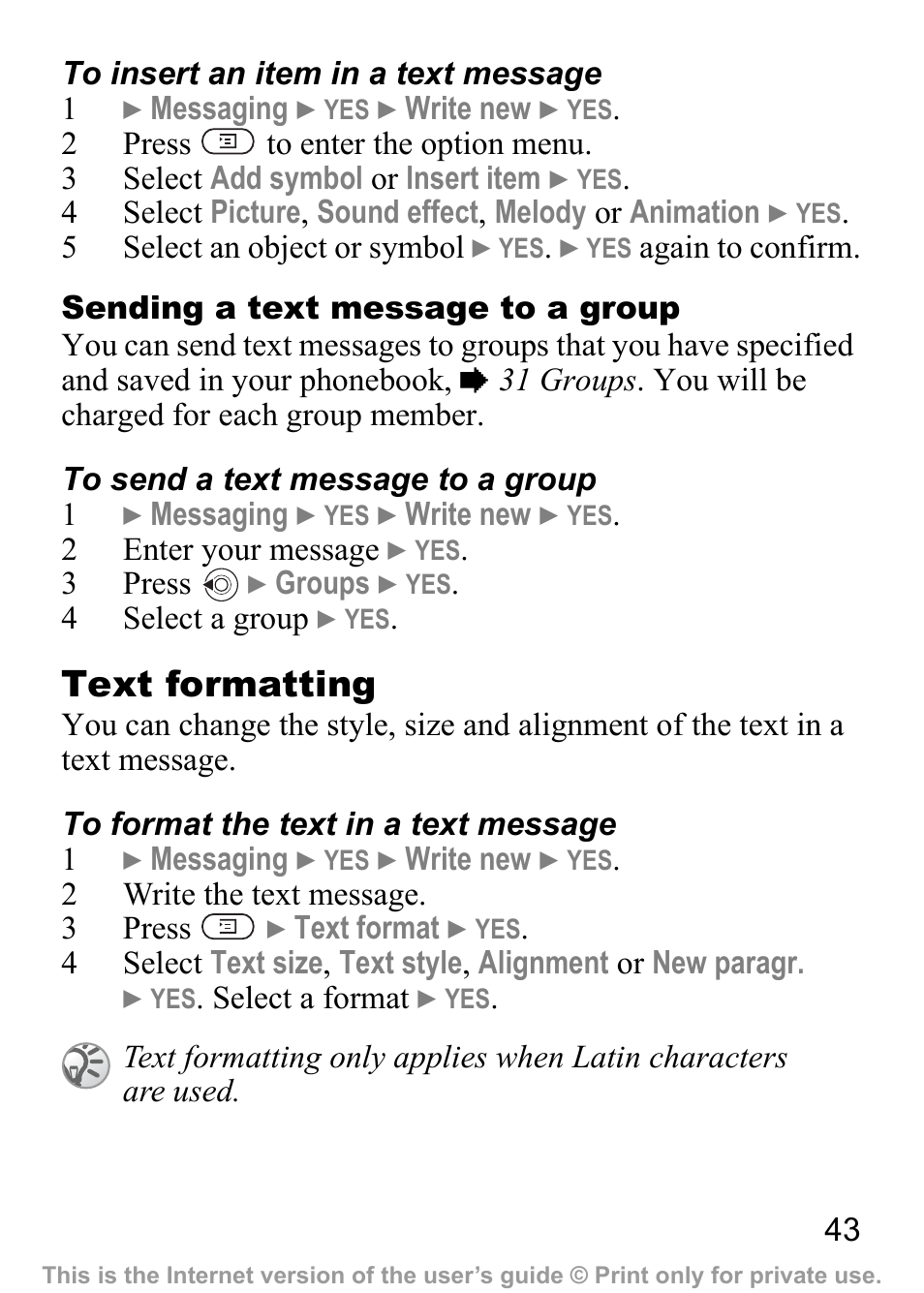 Sony Ericsson J200c User Manual | Page 45 / 92