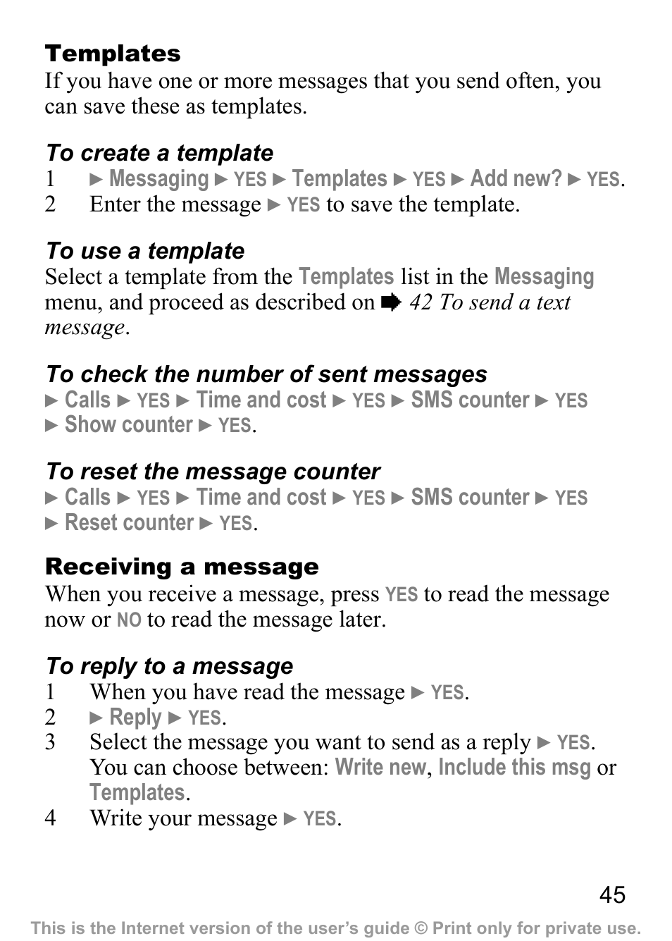 Sony Ericsson J200c User Manual | Page 47 / 92