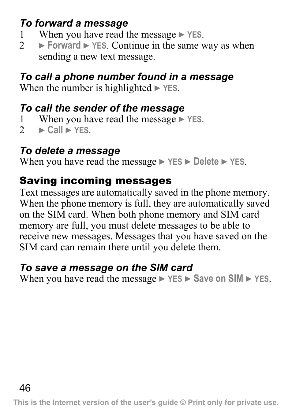 Sony Ericsson J200c User Manual | Page 48 / 92