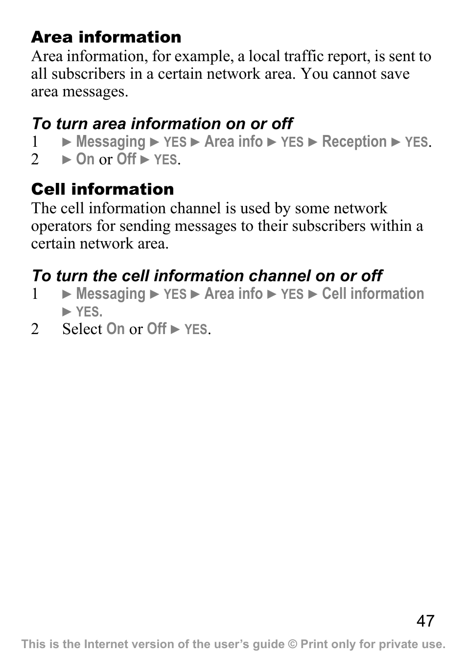 Sony Ericsson J200c User Manual | Page 49 / 92