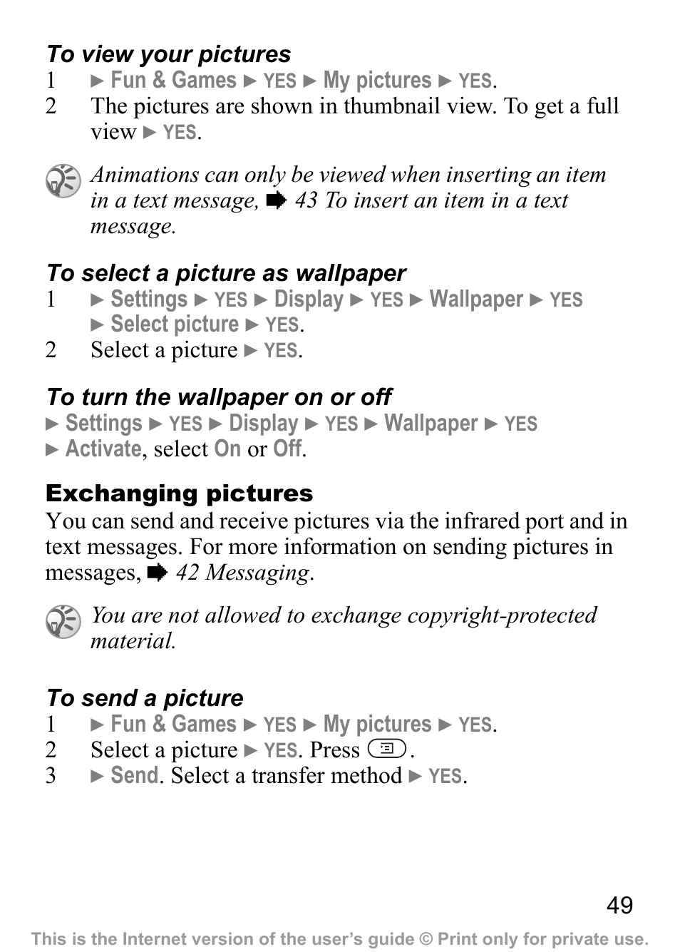 Sony Ericsson J200c User Manual | Page 51 / 92