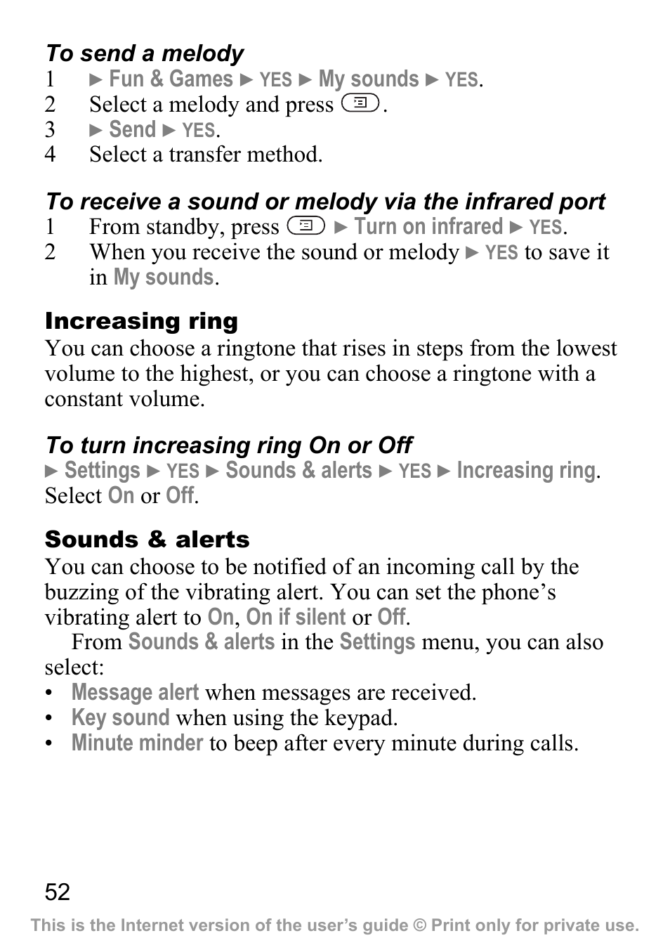 Sony Ericsson J200c User Manual | Page 54 / 92