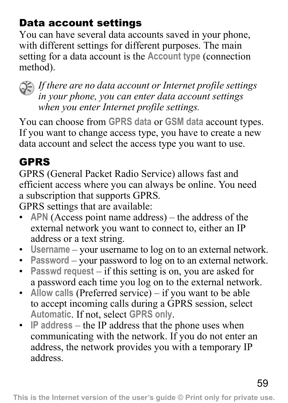 Sony Ericsson J200c User Manual | Page 61 / 92