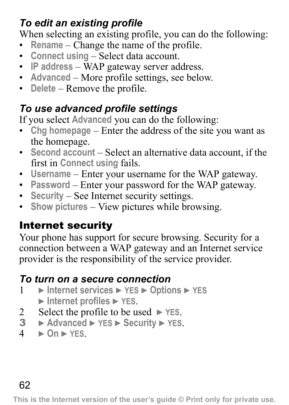 Sony Ericsson J200c User Manual | Page 64 / 92