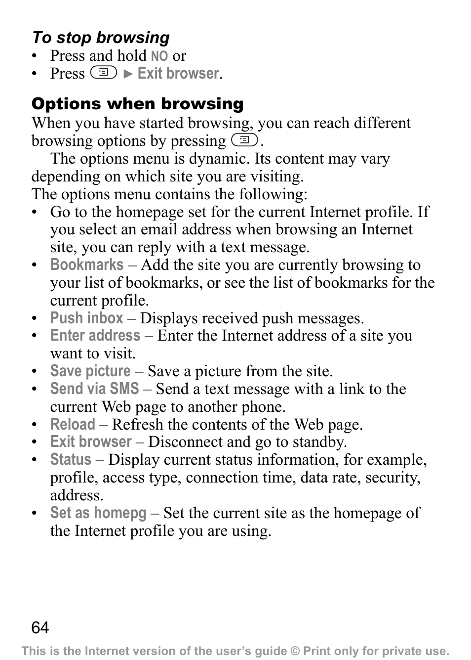 Sony Ericsson J200c User Manual | Page 66 / 92