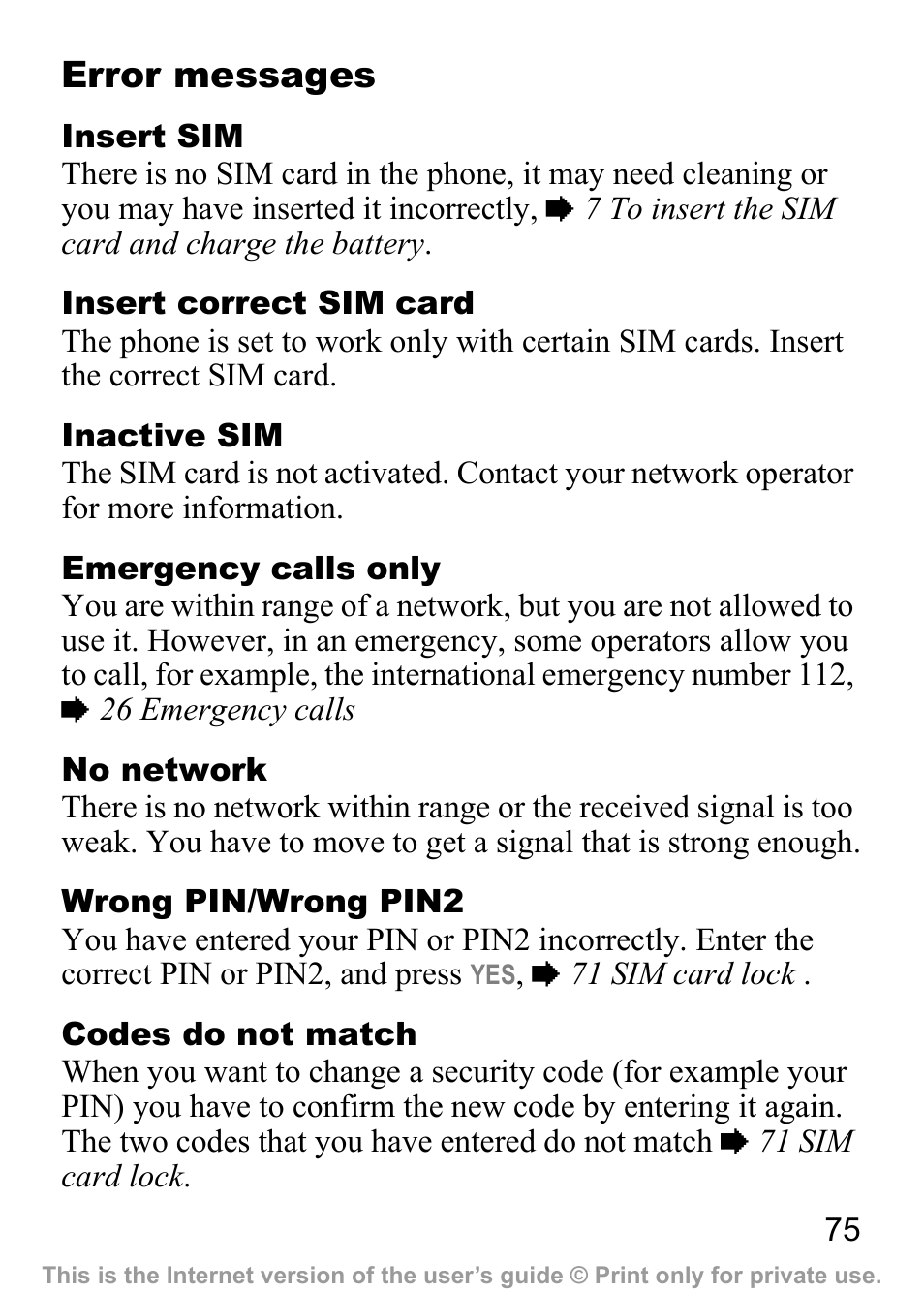 Sony Ericsson J200c User Manual | Page 77 / 92