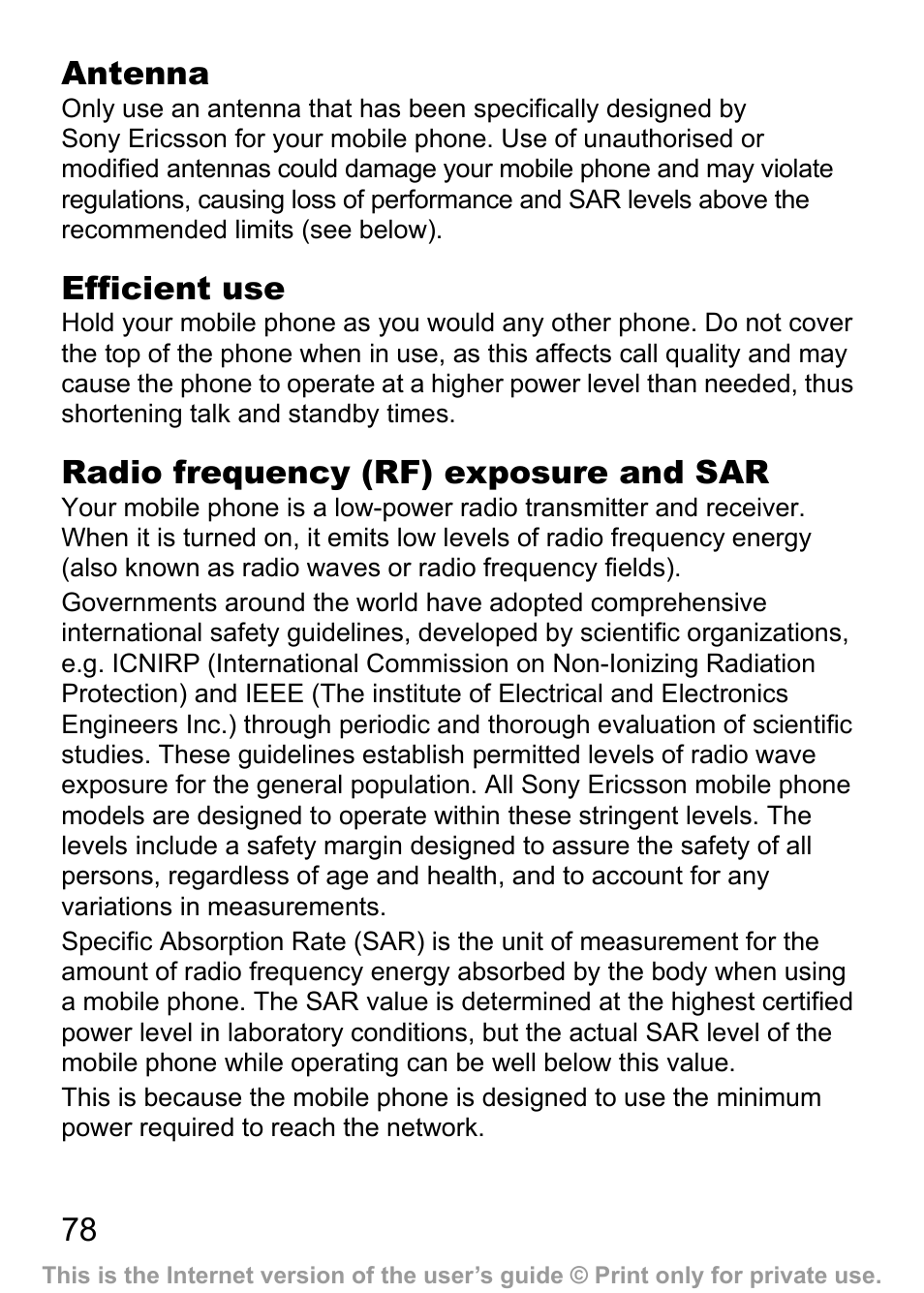 Sony Ericsson J200c User Manual | Page 80 / 92