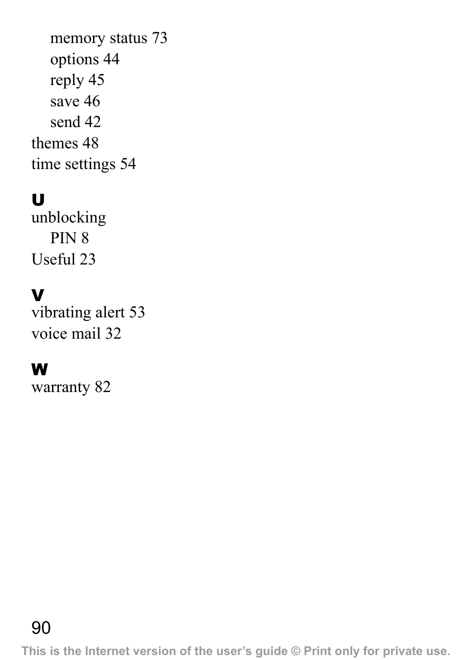 Sony Ericsson J200c User Manual | Page 92 / 92