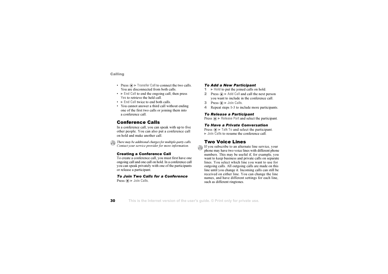 Sony Ericsson S700i User Manual | Page 30 / 95