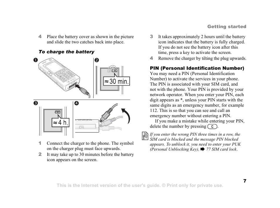 Sony Ericsson K608i User Manual | Page 7 / 99