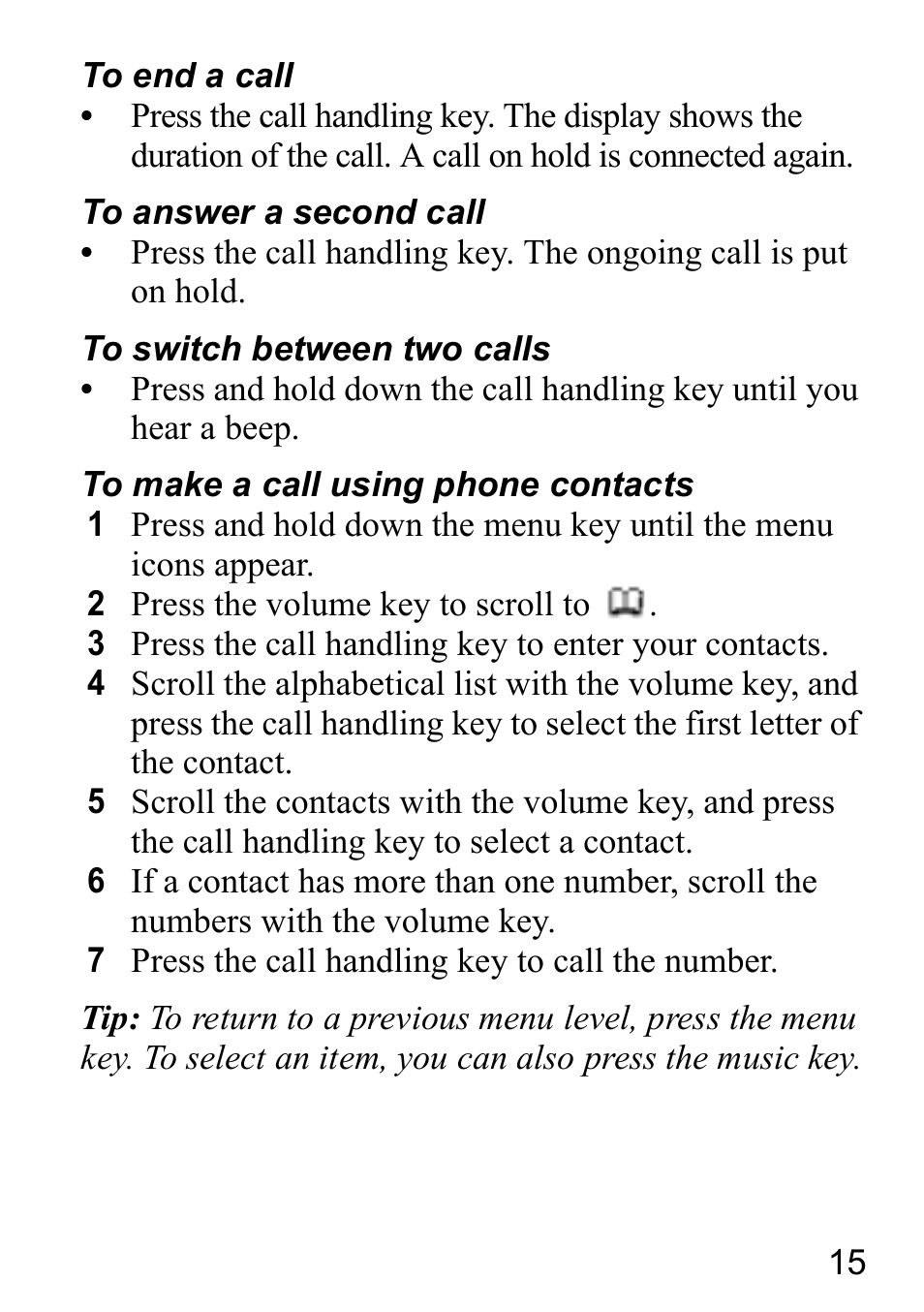 Sony Ericsson HBH-DS980 User Manual | Page 15 / 80