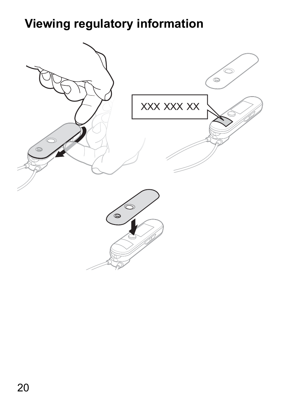 Viewing regulatory information | Sony Ericsson HBH-DS980 User Manual | Page 20 / 80