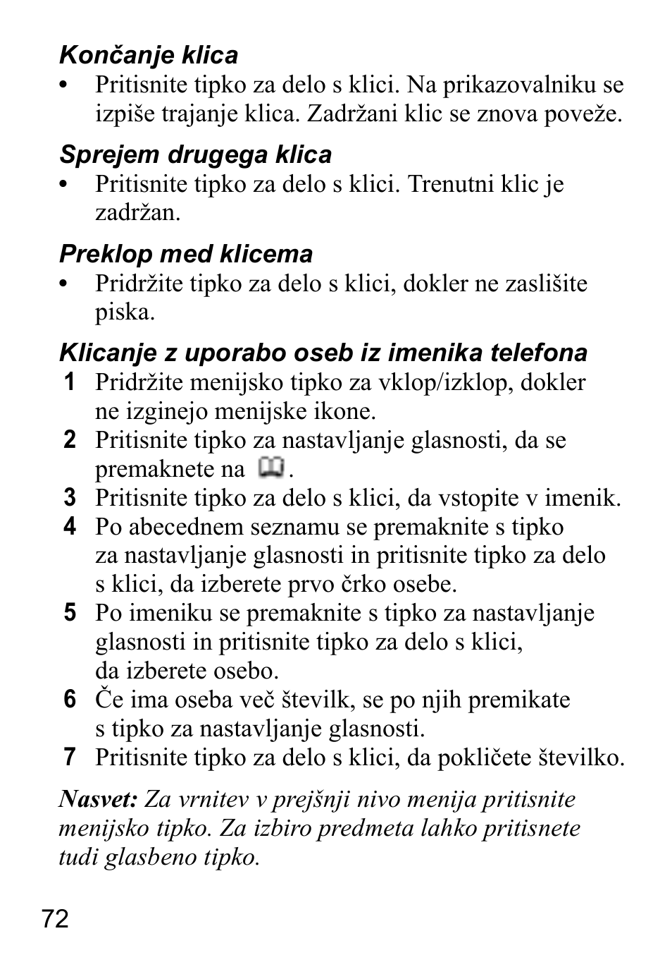 Sony Ericsson HBH-DS980 User Manual | Page 72 / 80
