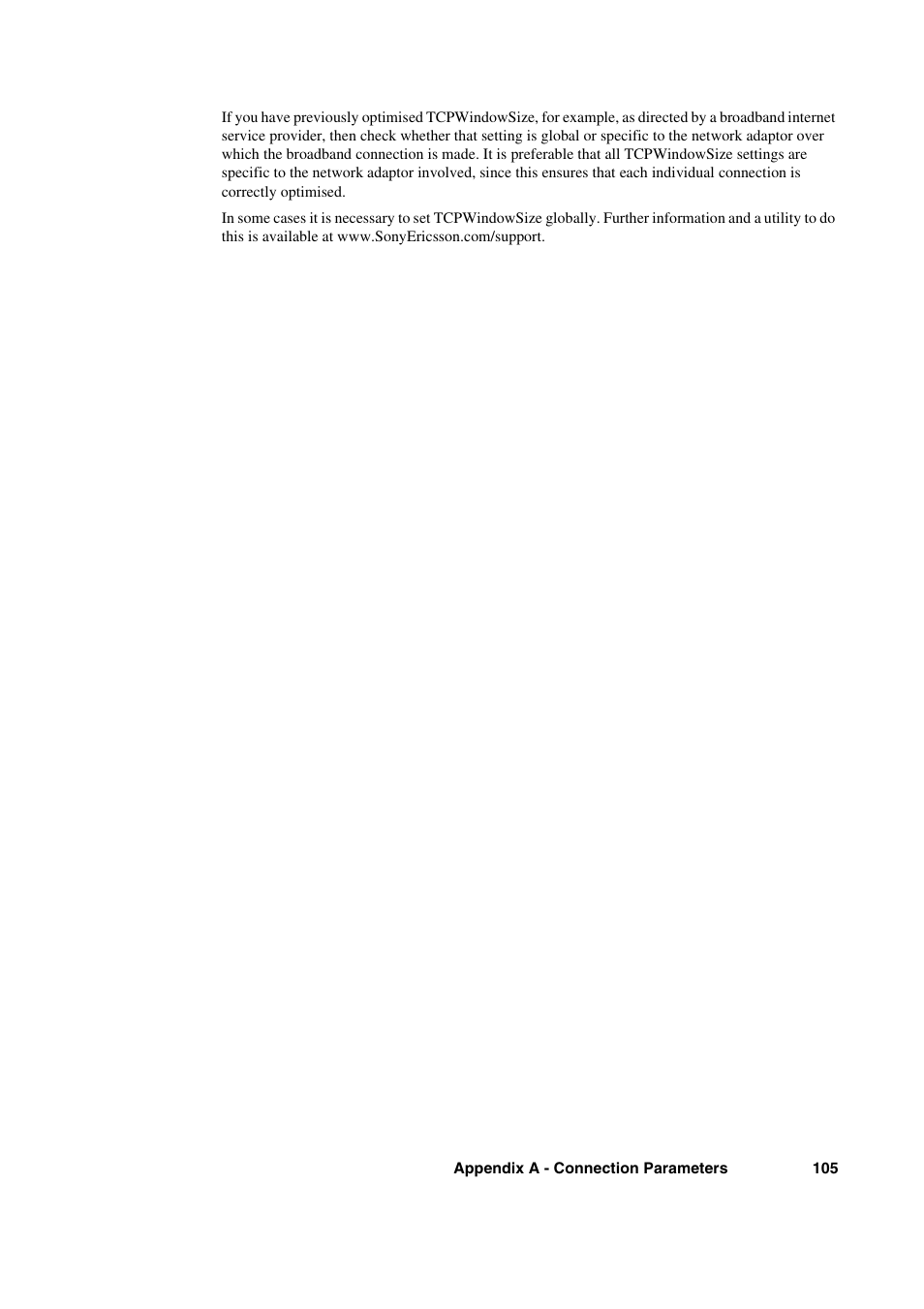 Sony Ericsson GC89 User Manual | Page 105 / 113