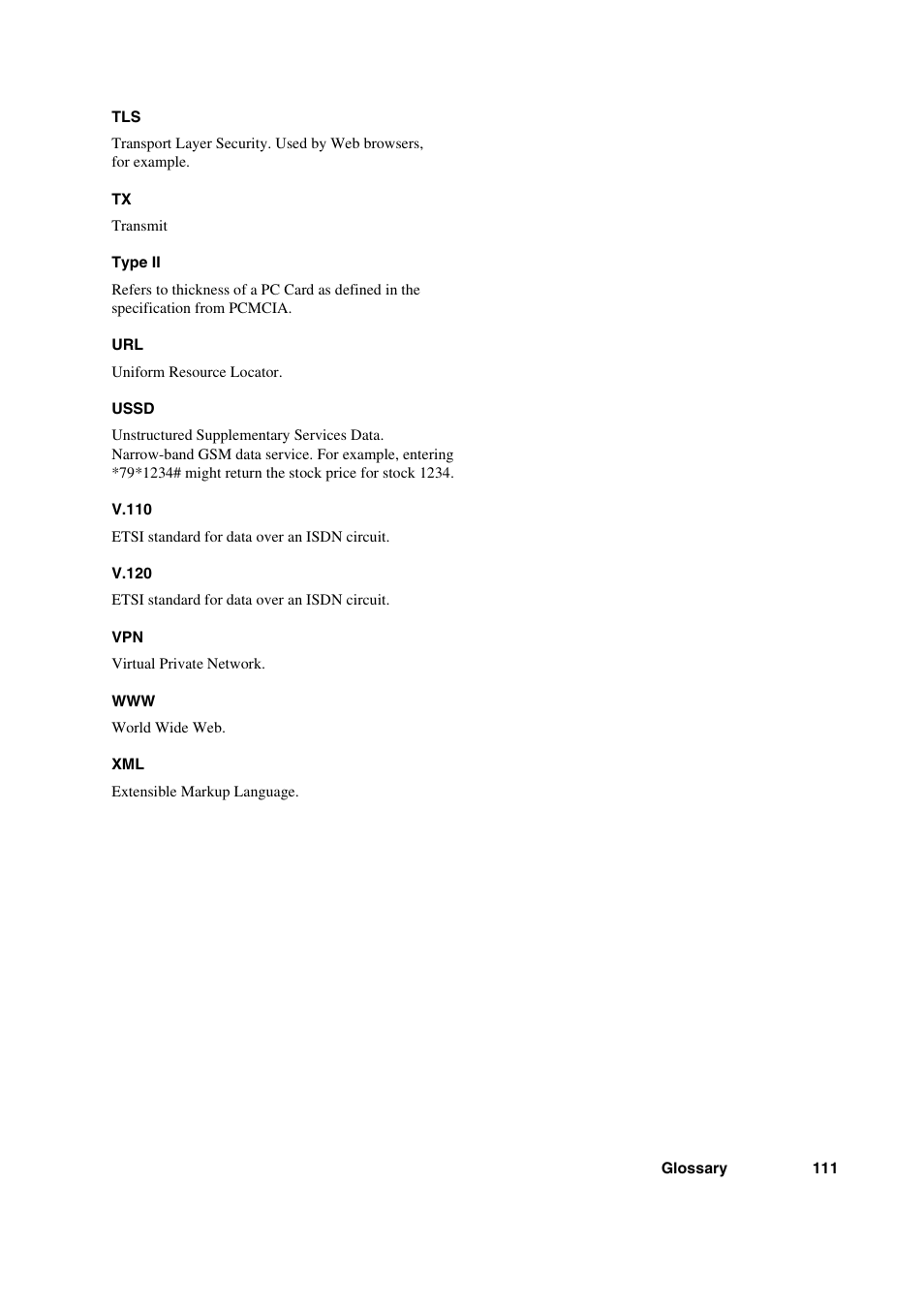 Sony Ericsson GC89 User Manual | Page 111 / 113