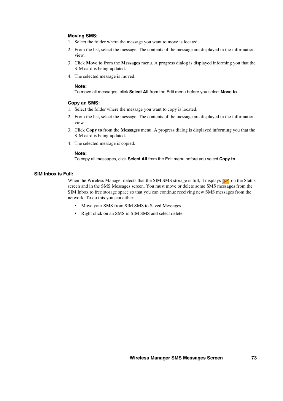 Sony Ericsson GC89 User Manual | Page 73 / 113