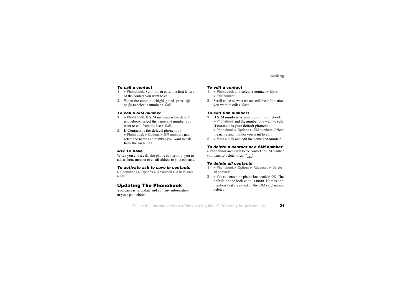 Sony Ericsson K 00I5 User Manual | Page 21 / 93