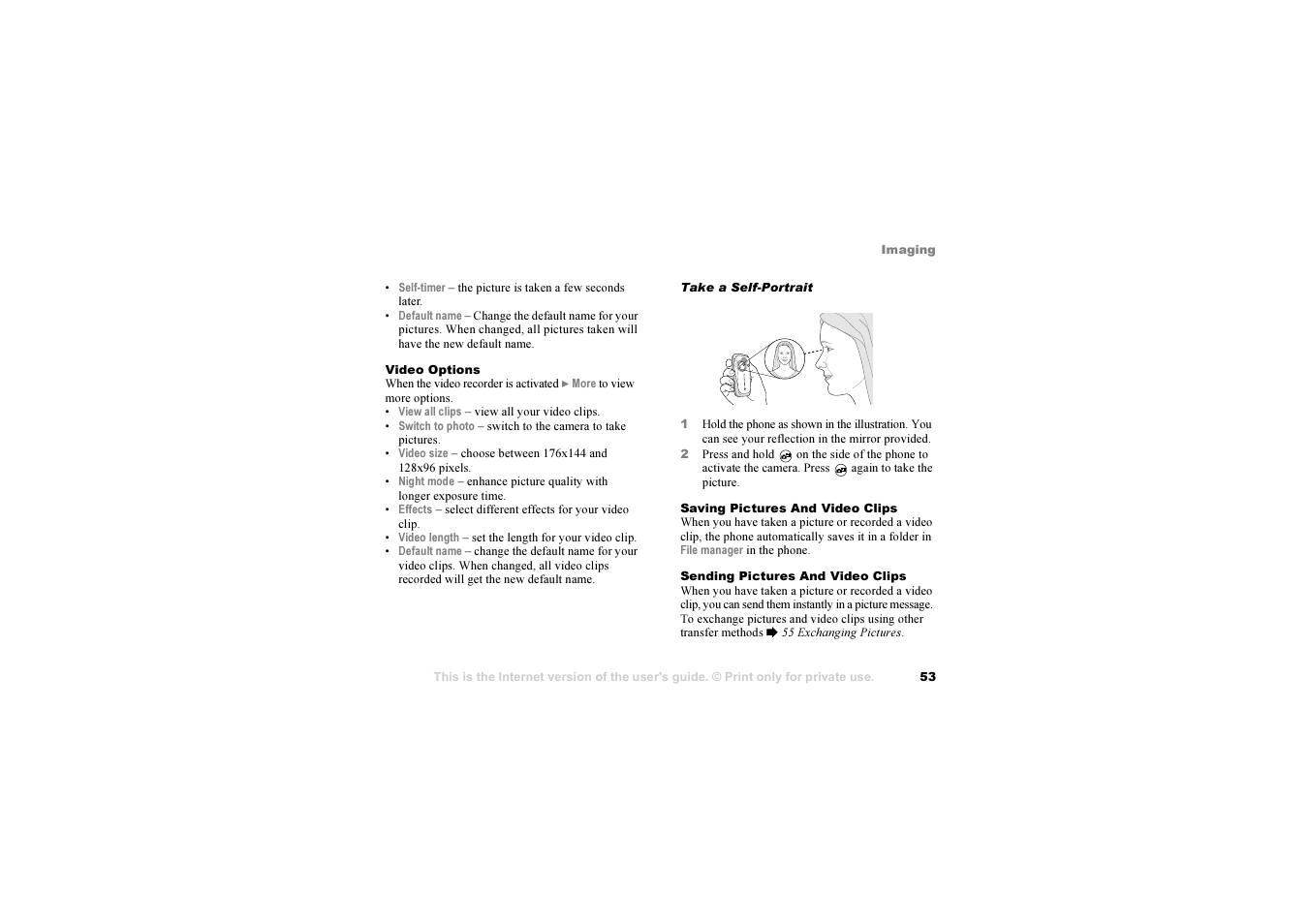 Sony Ericsson K 00I5 User Manual | Page 53 / 93