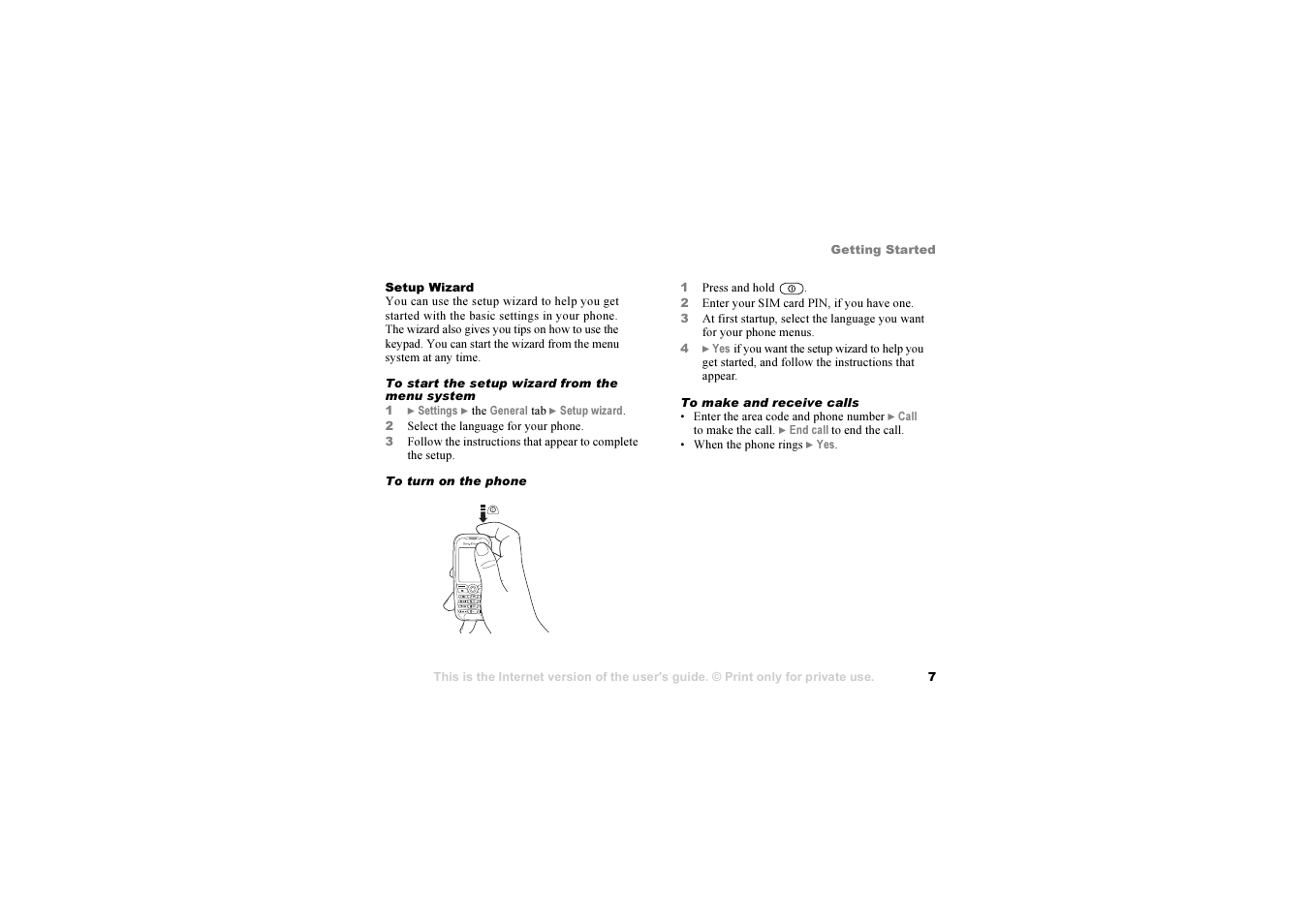 Sony Ericsson K 00I5 User Manual | Page 7 / 93