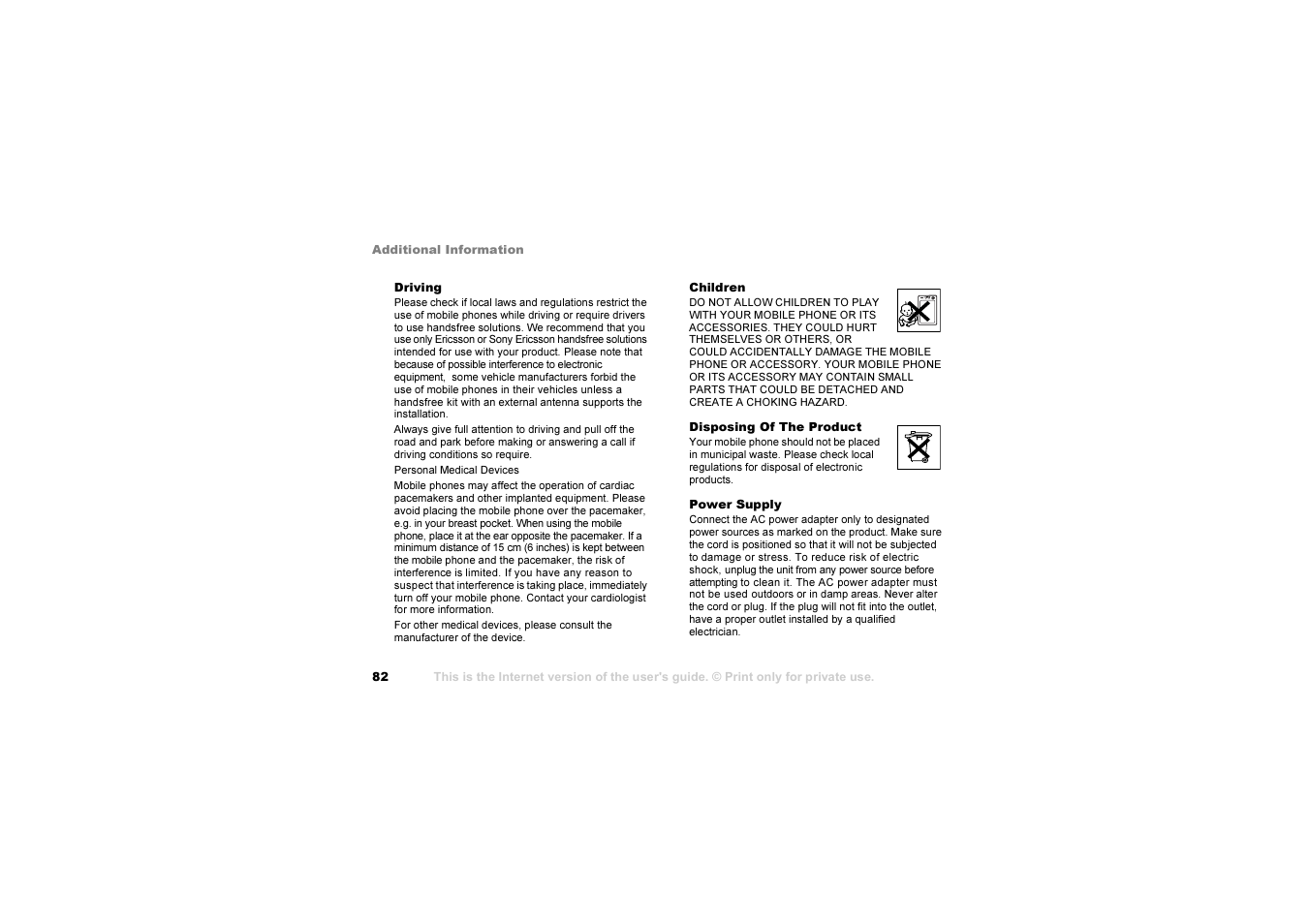 Sony Ericsson K 00I5 User Manual | Page 82 / 93