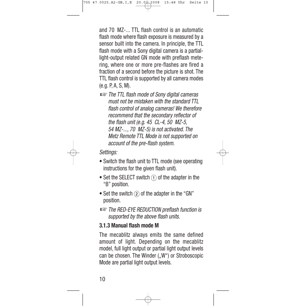 Sony Ericsson SCA 3602 M4 User Manual | Page 10 / 76