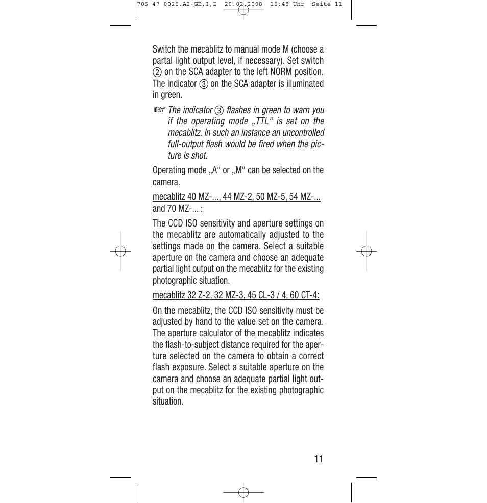 Sony Ericsson SCA 3602 M4 User Manual | Page 11 / 76
