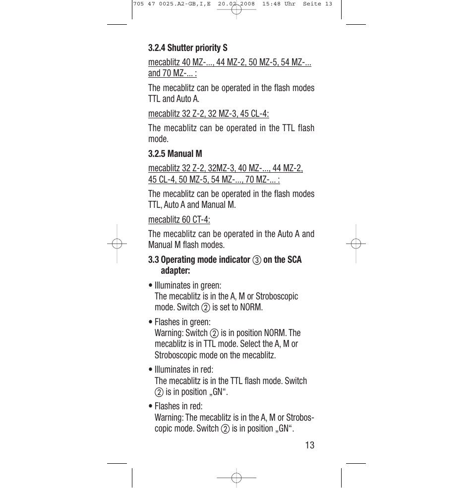 Sony Ericsson SCA 3602 M4 User Manual | Page 13 / 76