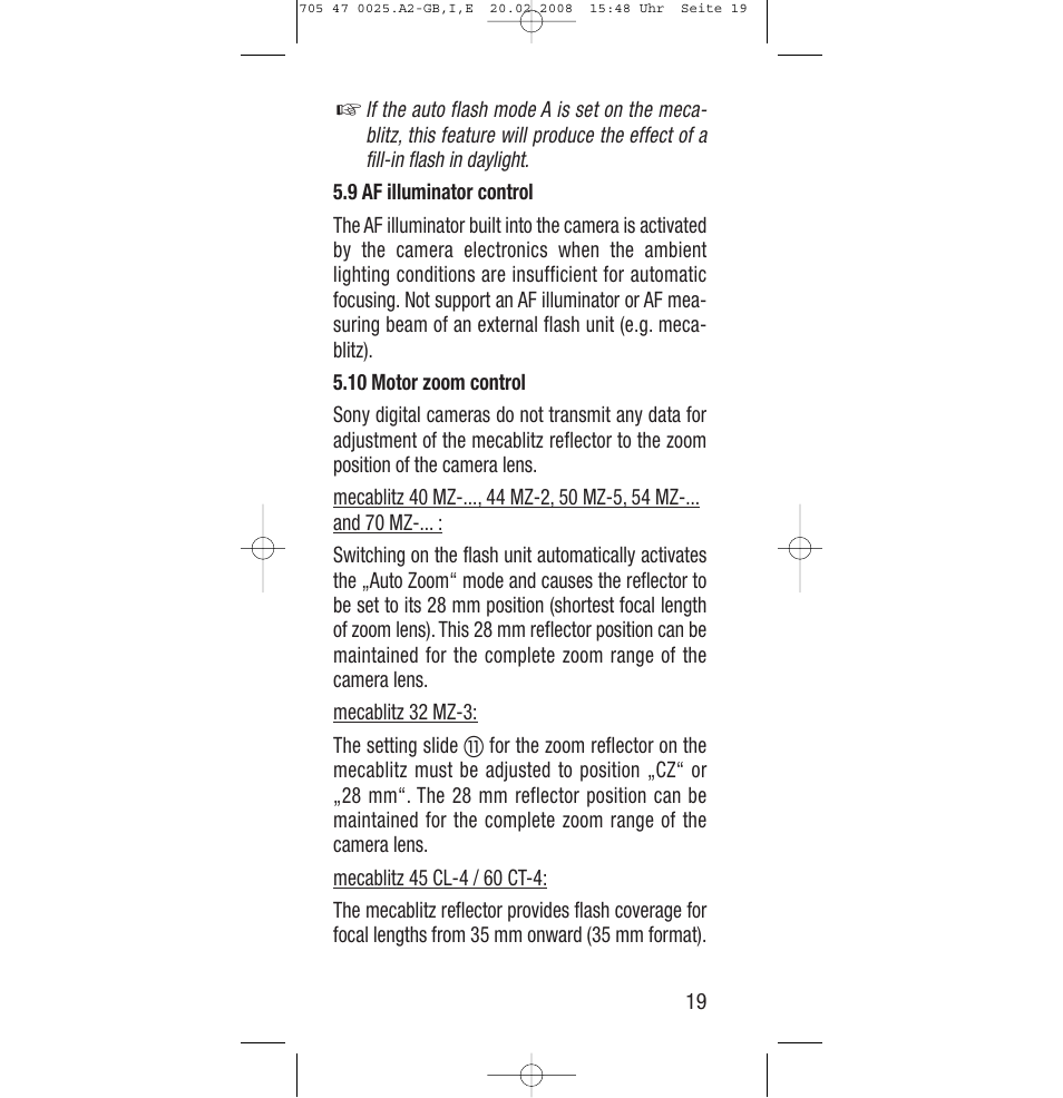 Sony Ericsson SCA 3602 M4 User Manual | Page 19 / 76