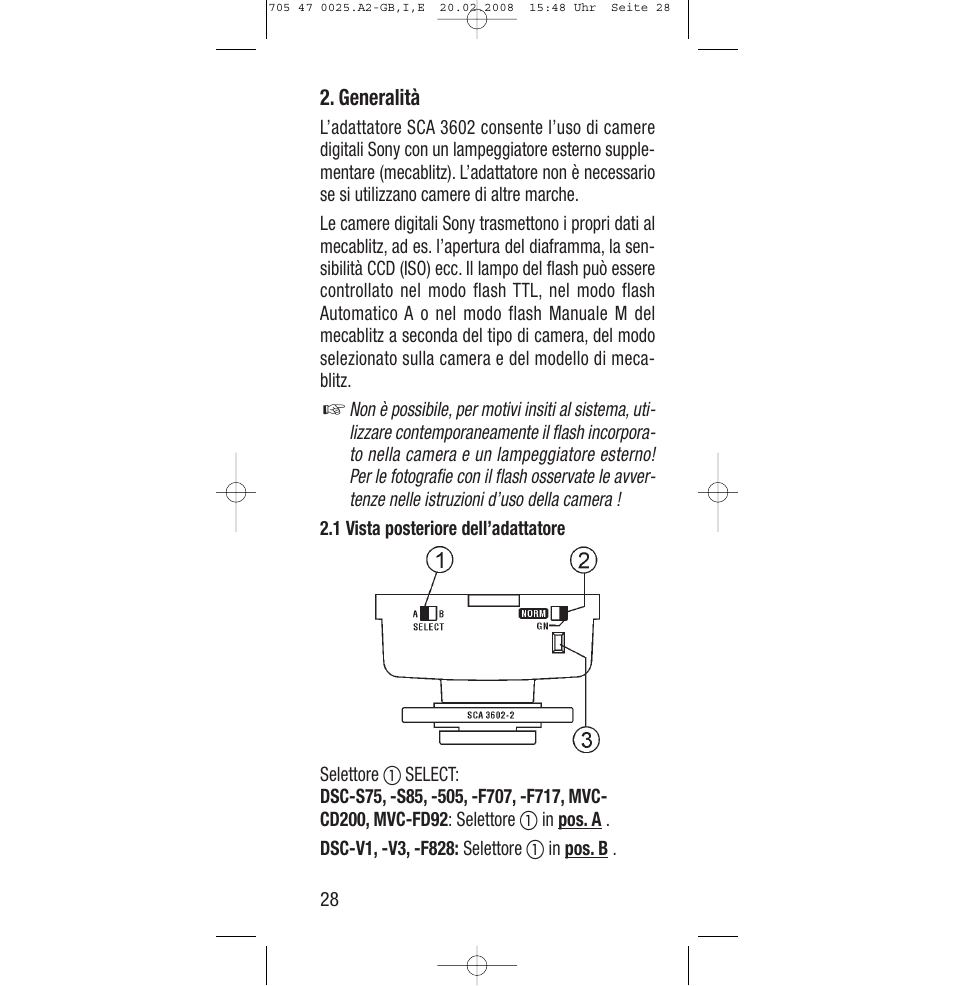 Sony Ericsson SCA 3602 M4 User Manual | Page 28 / 76