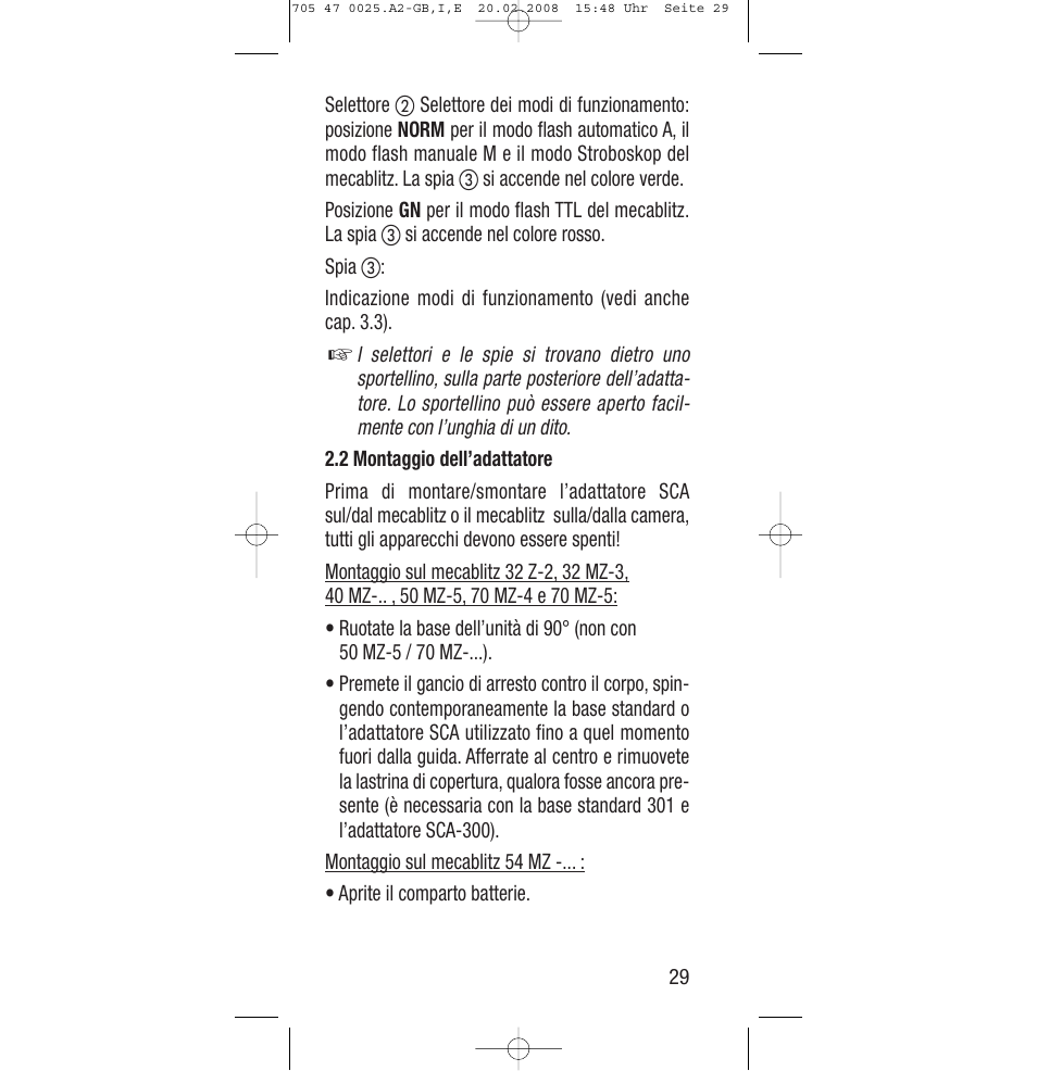 Sony Ericsson SCA 3602 M4 User Manual | Page 29 / 76
