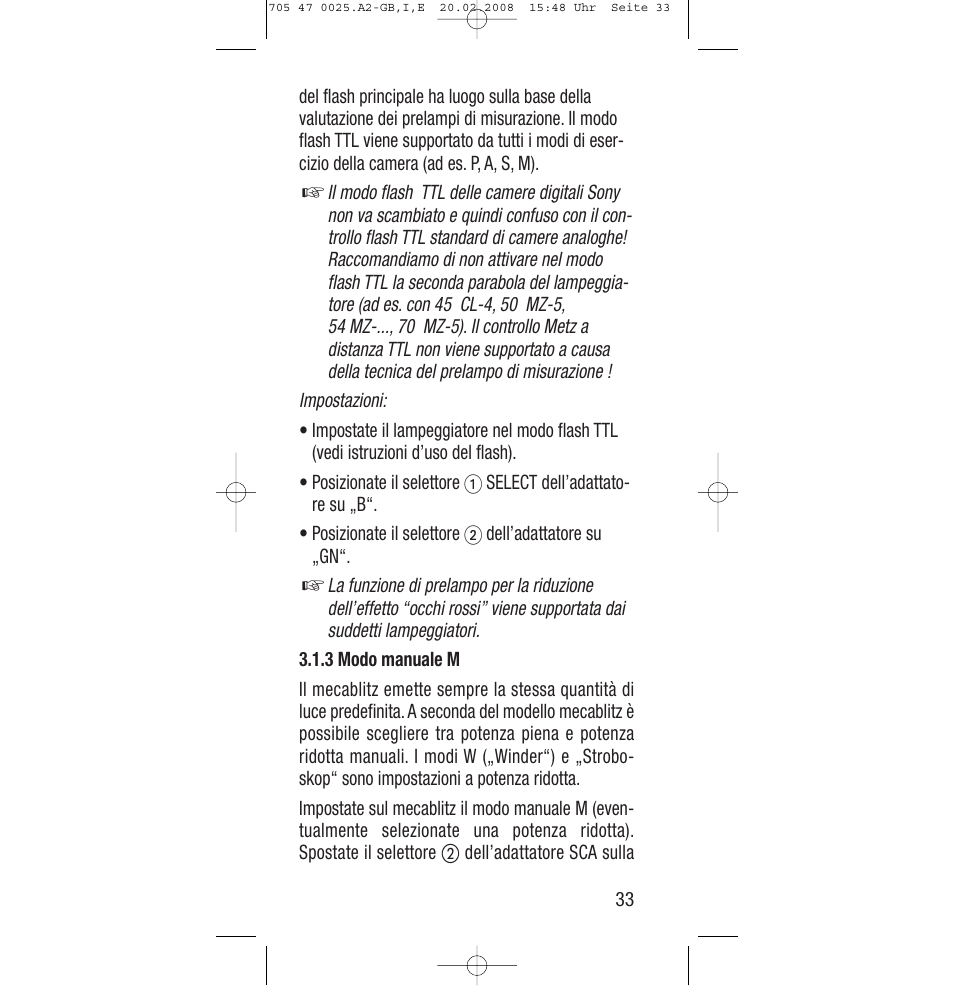 Sony Ericsson SCA 3602 M4 User Manual | Page 33 / 76