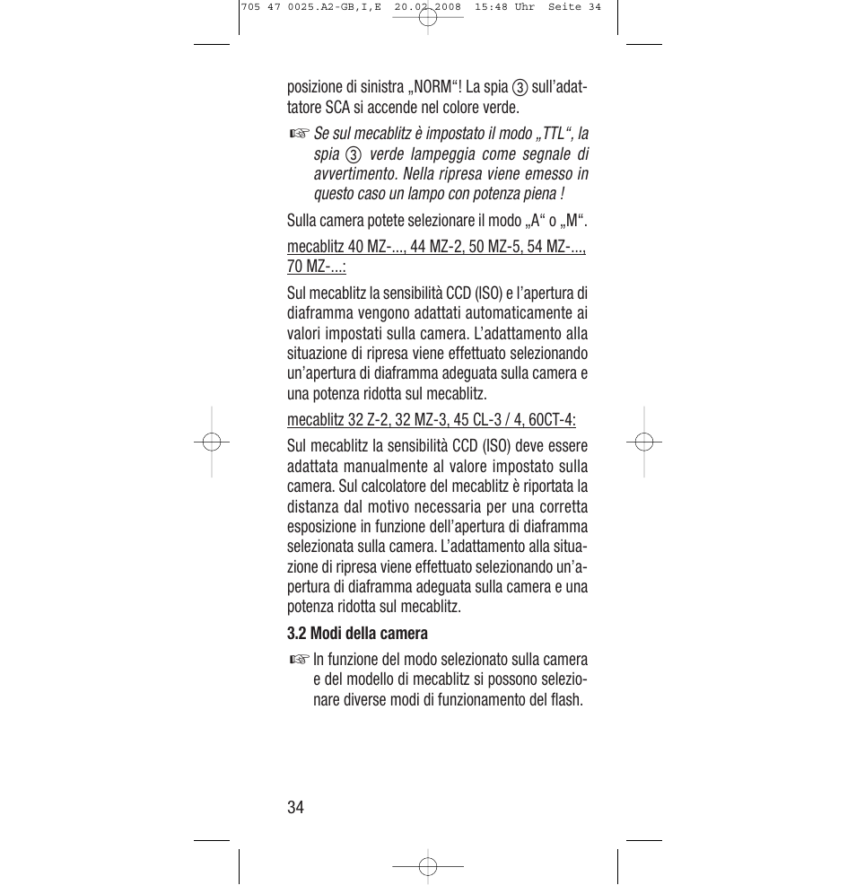 Sony Ericsson SCA 3602 M4 User Manual | Page 34 / 76