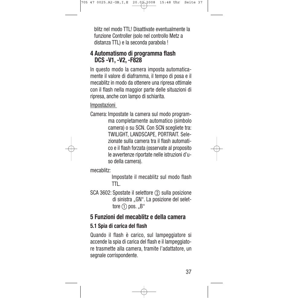 Sony Ericsson SCA 3602 M4 User Manual | Page 37 / 76