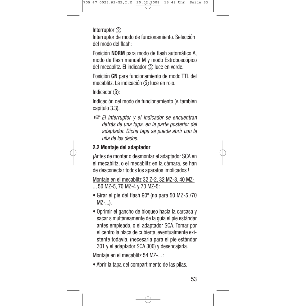 Sony Ericsson SCA 3602 M4 User Manual | Page 53 / 76