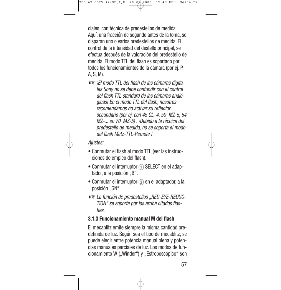 Sony Ericsson SCA 3602 M4 User Manual | Page 57 / 76