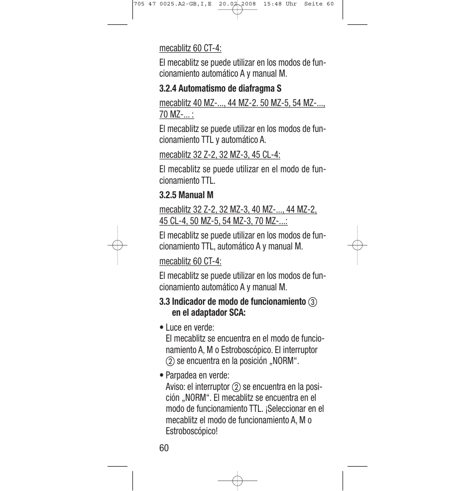 Sony Ericsson SCA 3602 M4 User Manual | Page 60 / 76