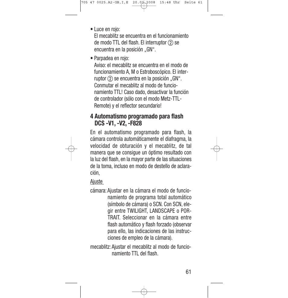 Sony Ericsson SCA 3602 M4 User Manual | Page 61 / 76