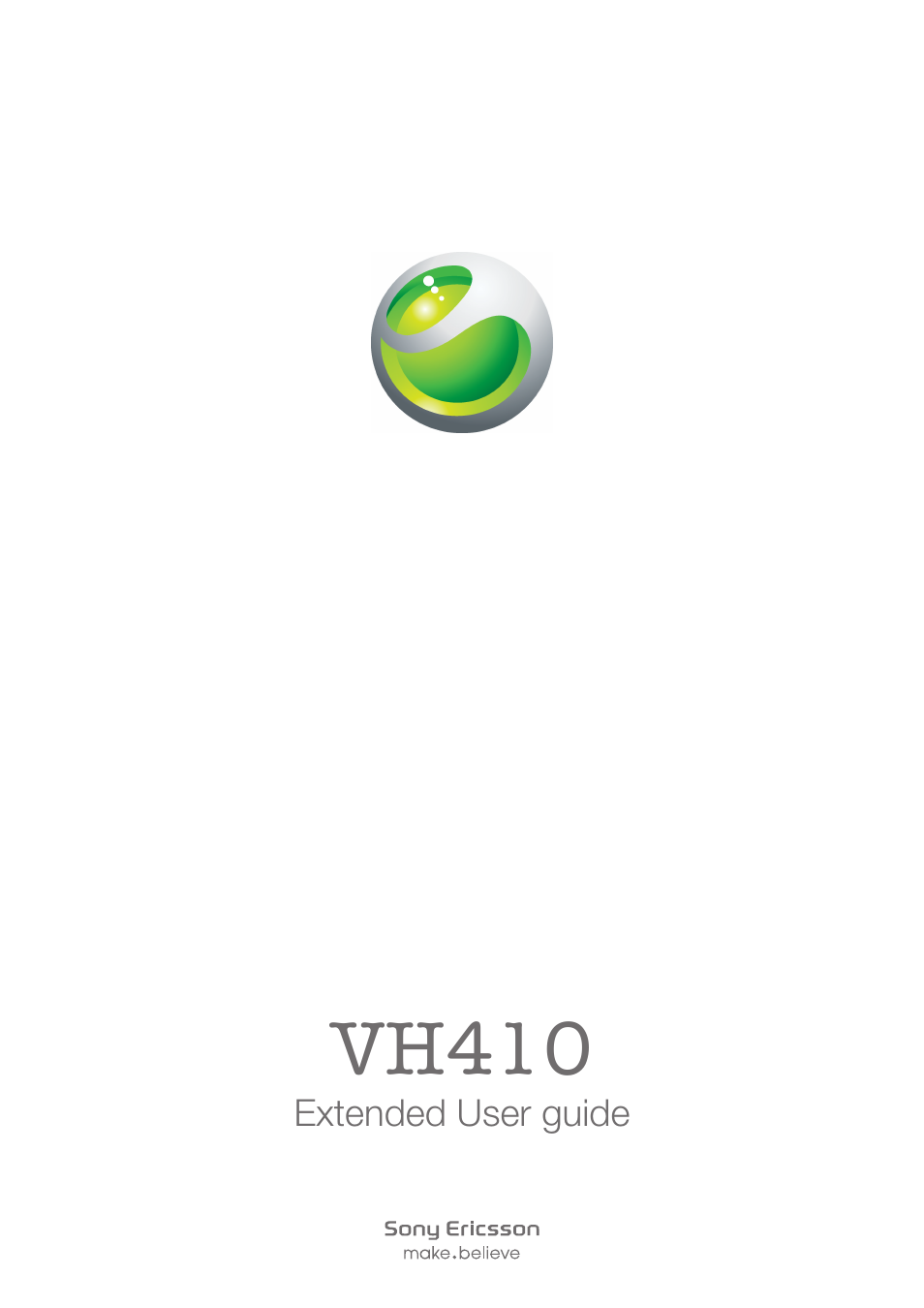 Sony Ericsson VH410 User Manual | 19 pages