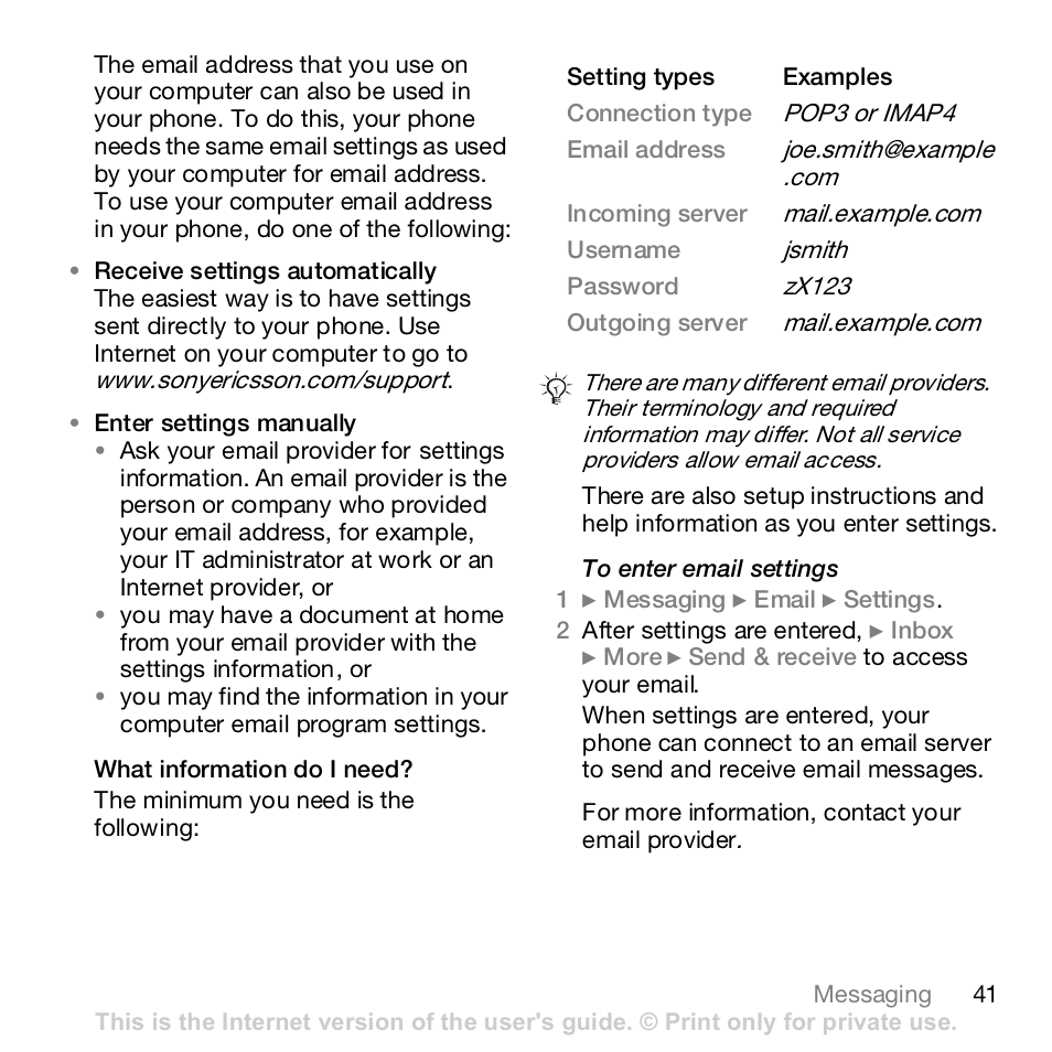 Sony Ericsson Z610i User Manual | Page 41 / 95